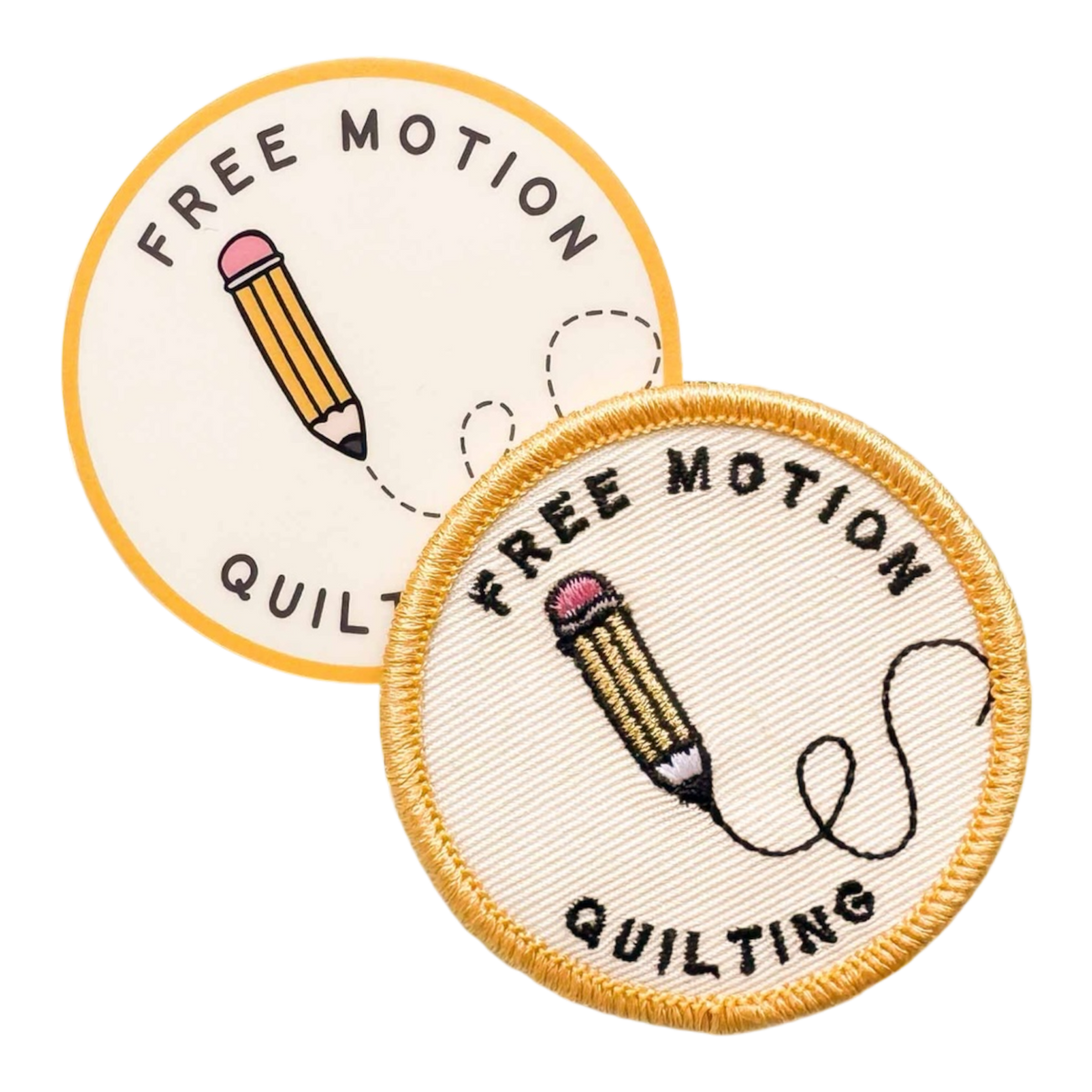 Free Motion Quilting Badge