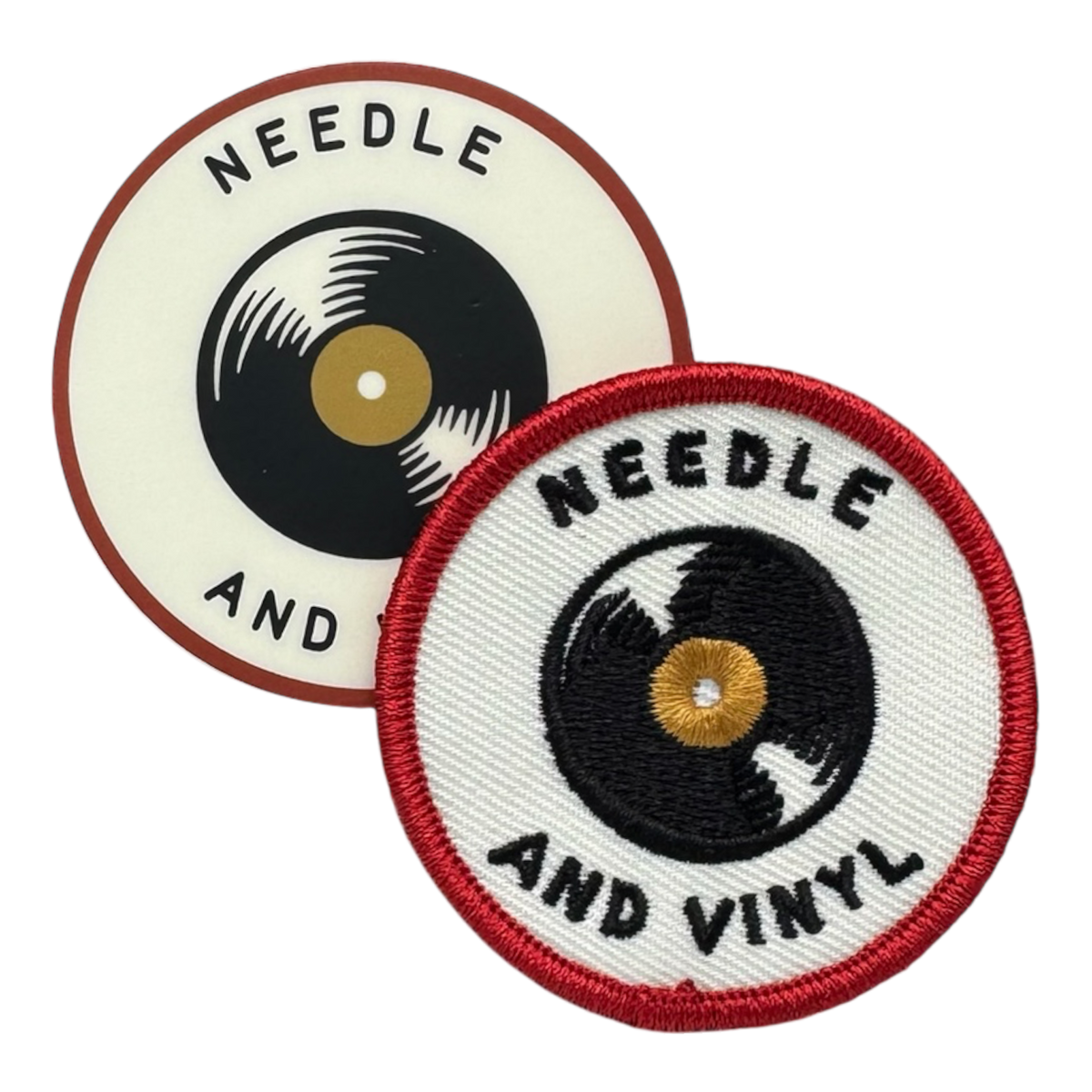 Needle and Vinyl Badge