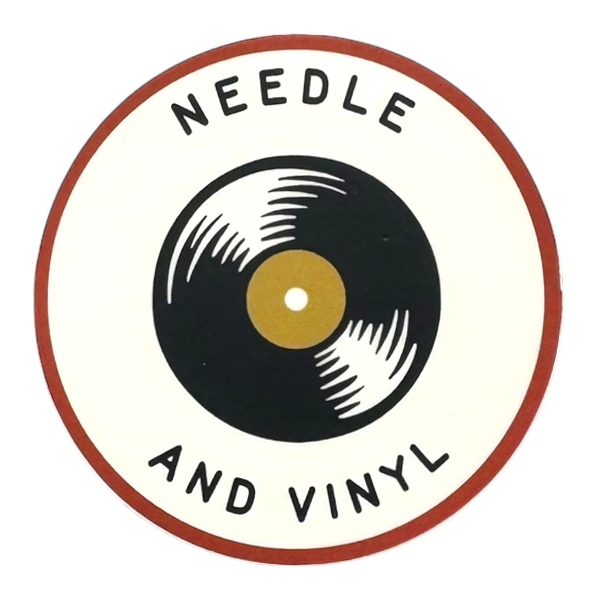 Needle and Vinyl Badge