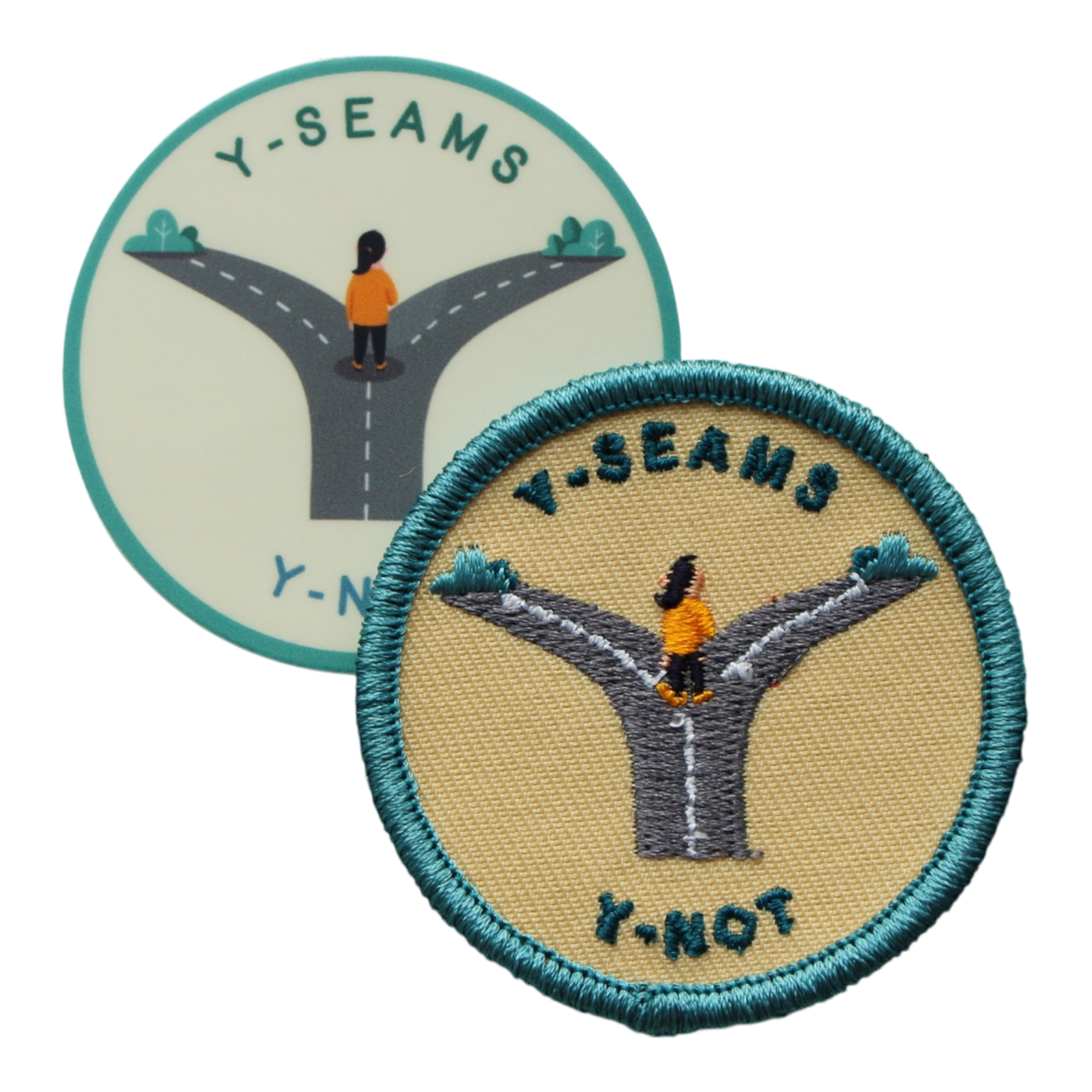 Y-Seams, Y-Not Badge