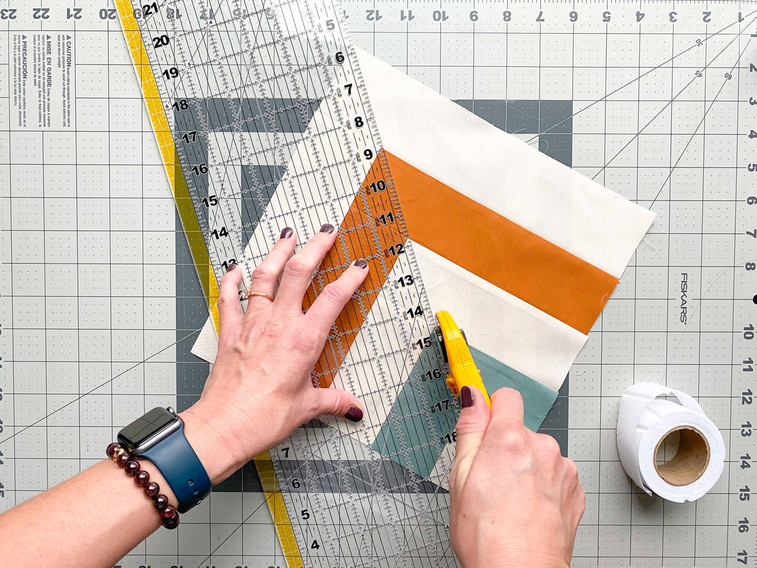 How to Cut Quilt Blocks in Half Without Losing Your Mind