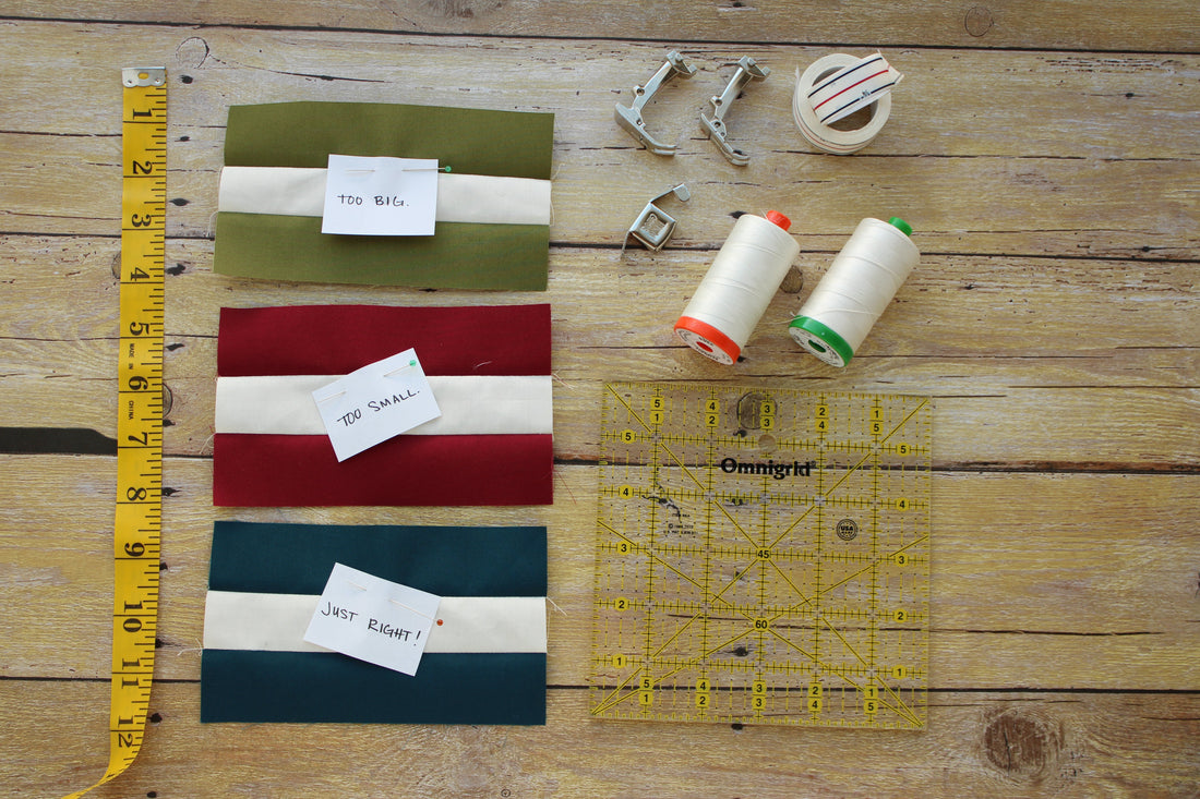 Testing Your ¼" Seam Allowance Before You Start