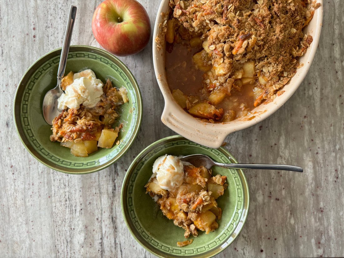 Hatch Green Chile Apple Crisp