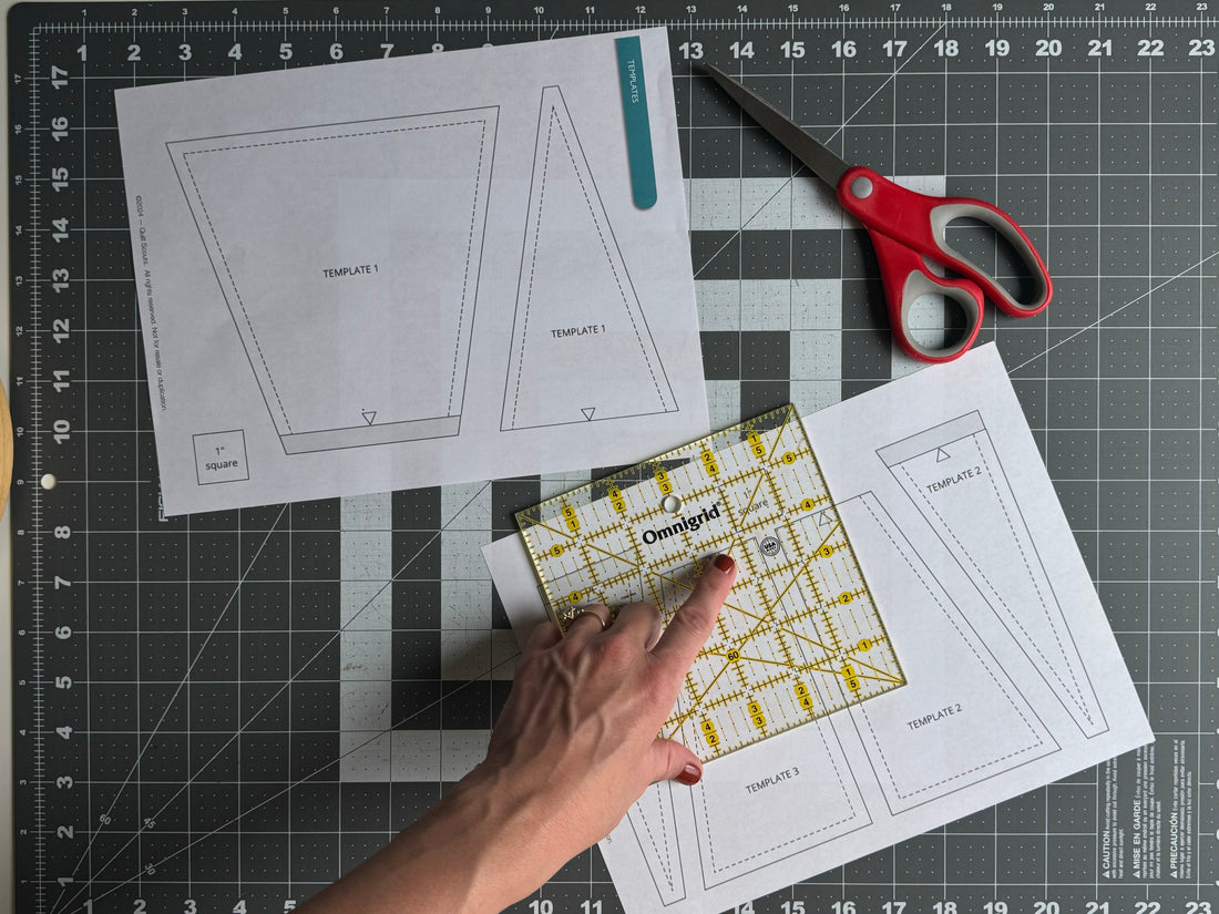 How to Use Paper Templates in Traditionally Pieced Quilt Patterns