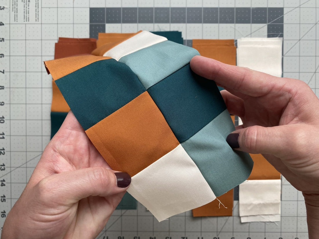 How to Nest Seams for Crisp Quilt Blocks