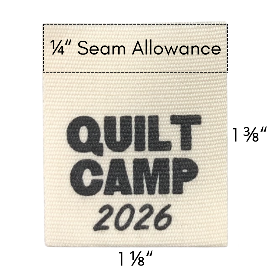 Quilt Camp 2026 Cotton Labels