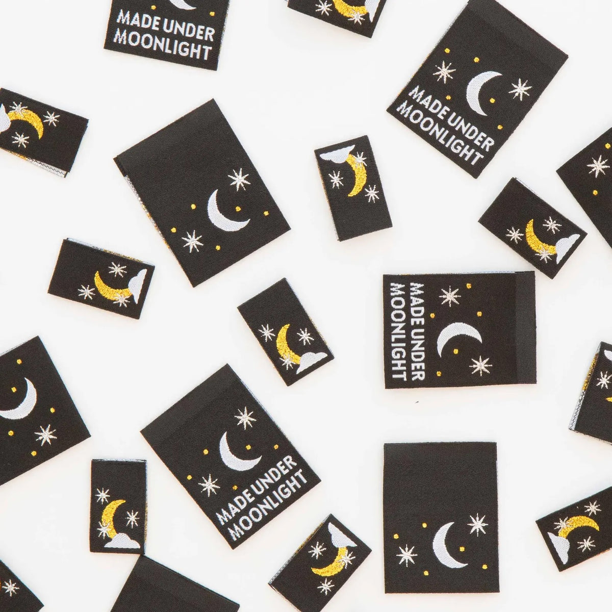 Made Under Moonlight | Multipack Woven Sewing Labels