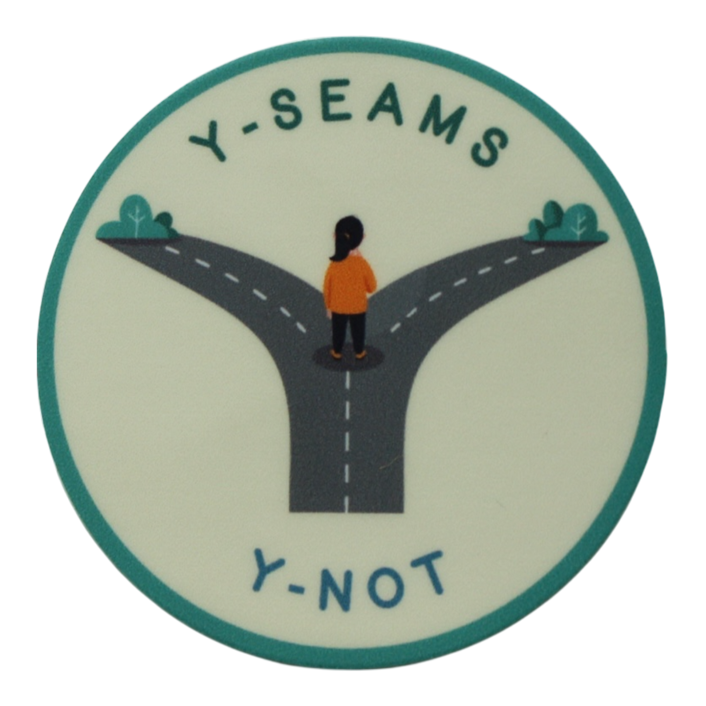 Y-Seams, Y-Not Badge