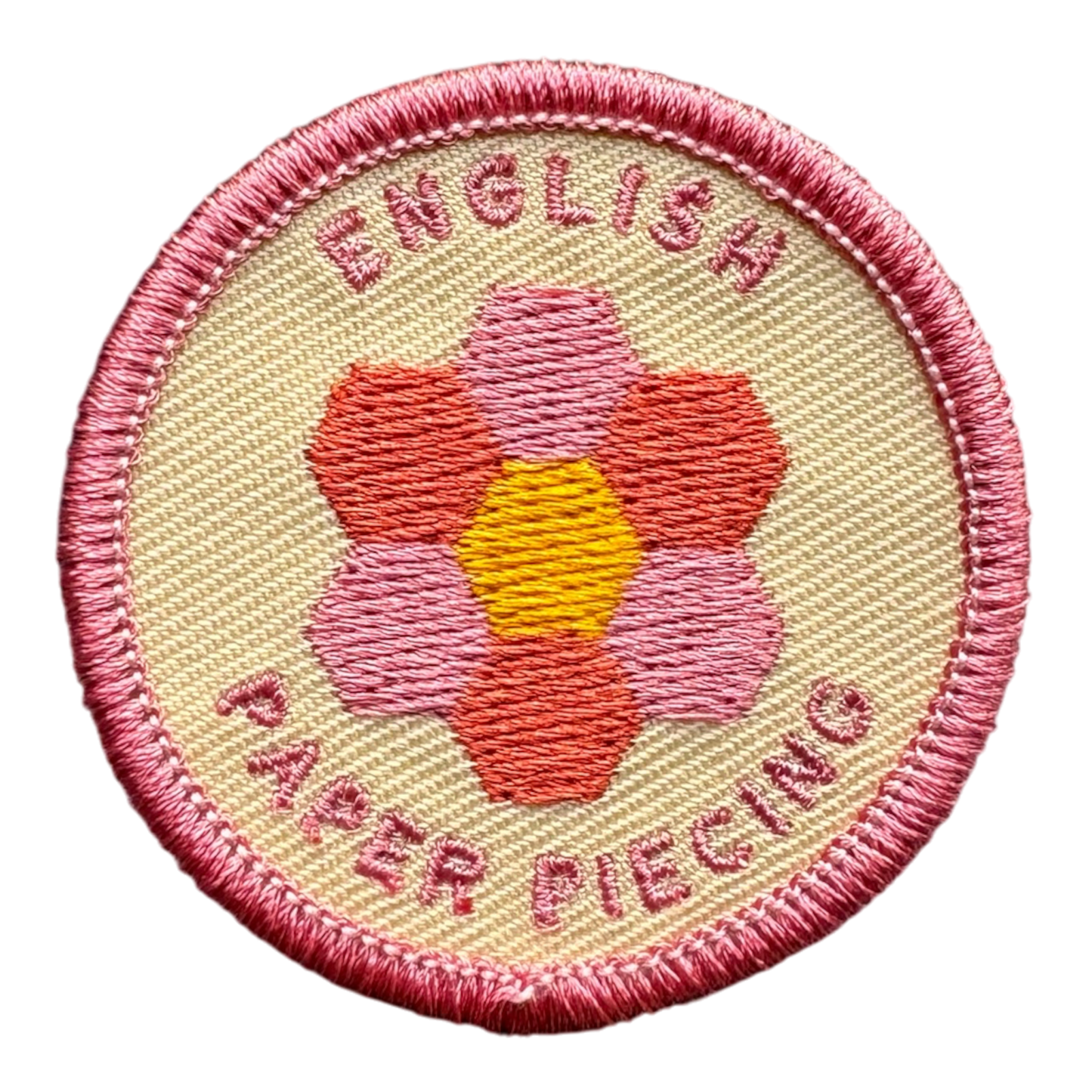 English Paper Piecing Badge