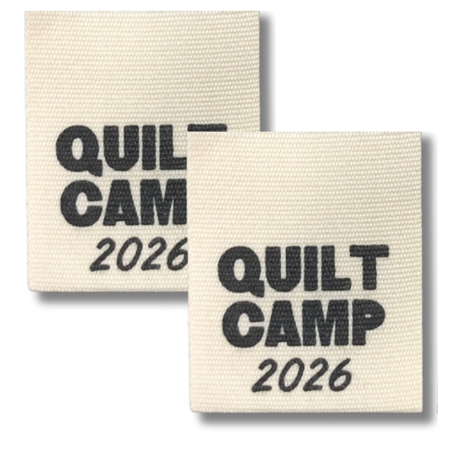 Quilt Camp 2026 Cotton Labels