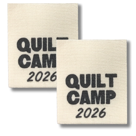 Quilt Camp 2026 Cotton Labels